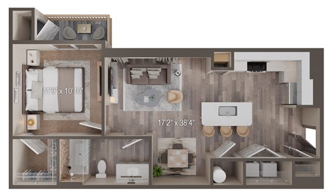 UNIT A1 at Tiffany Flats, Columbus, OH